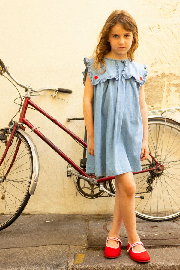 Light Blue Celestine Chambray Dress