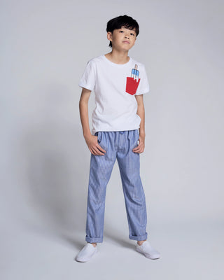 Blue Nautical Stripe Resort Pant