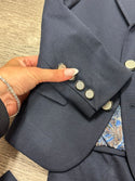Navy Stretch Two Button Suit