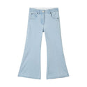 Blue Denim Embossed Logo Jeans