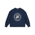 Navy with Turtle Crewneck Sweatshirt