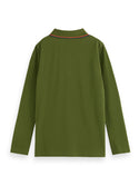 Green Long-sleeved Polo