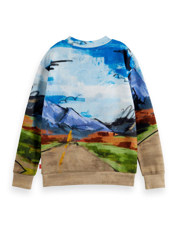 Road Print Artwork Sweatshirt