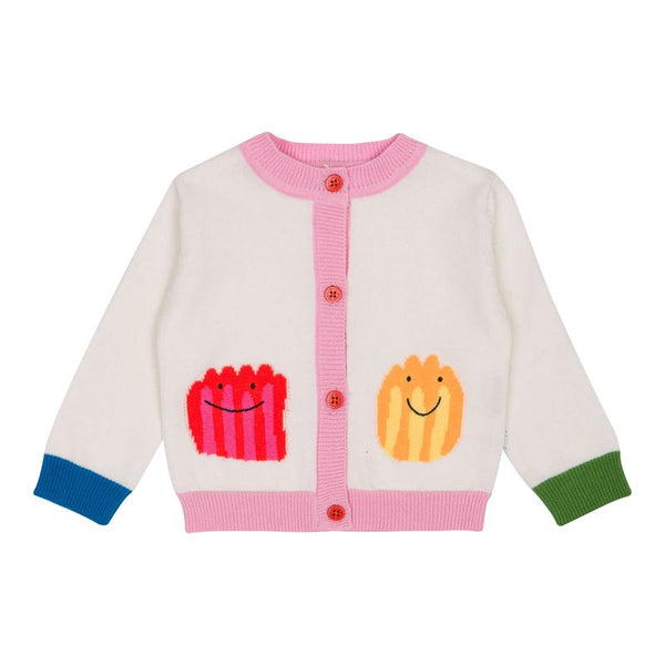 White Baby Jelly Cardigan