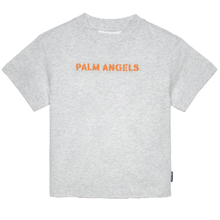 Grey Melange Logo Tee