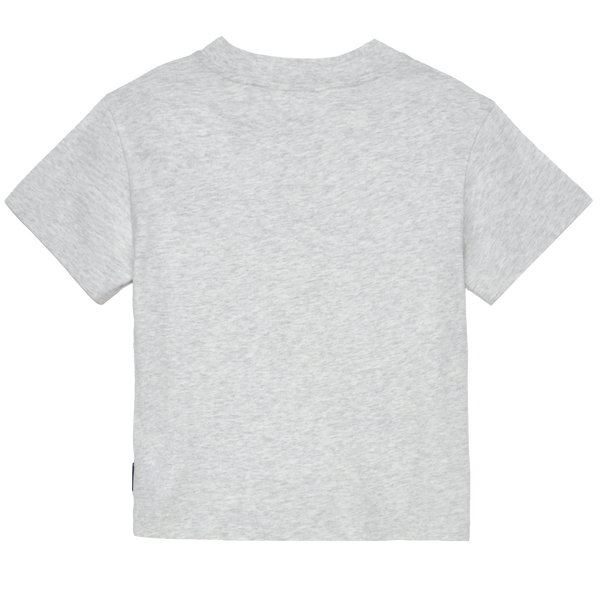 Grey Melange Logo Tee