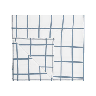 Blue Grid Blanket