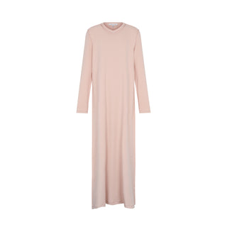 Pink V-neck Nightgown