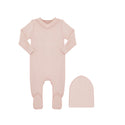 Pink V-neck Footie