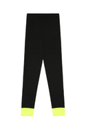 Black and Green Heartlock Neon Cuff Pajamas