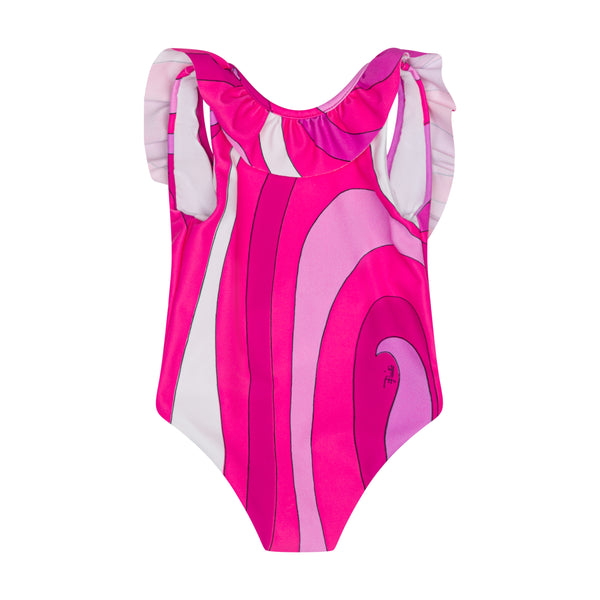 Pink Baby Printed Swimsuit