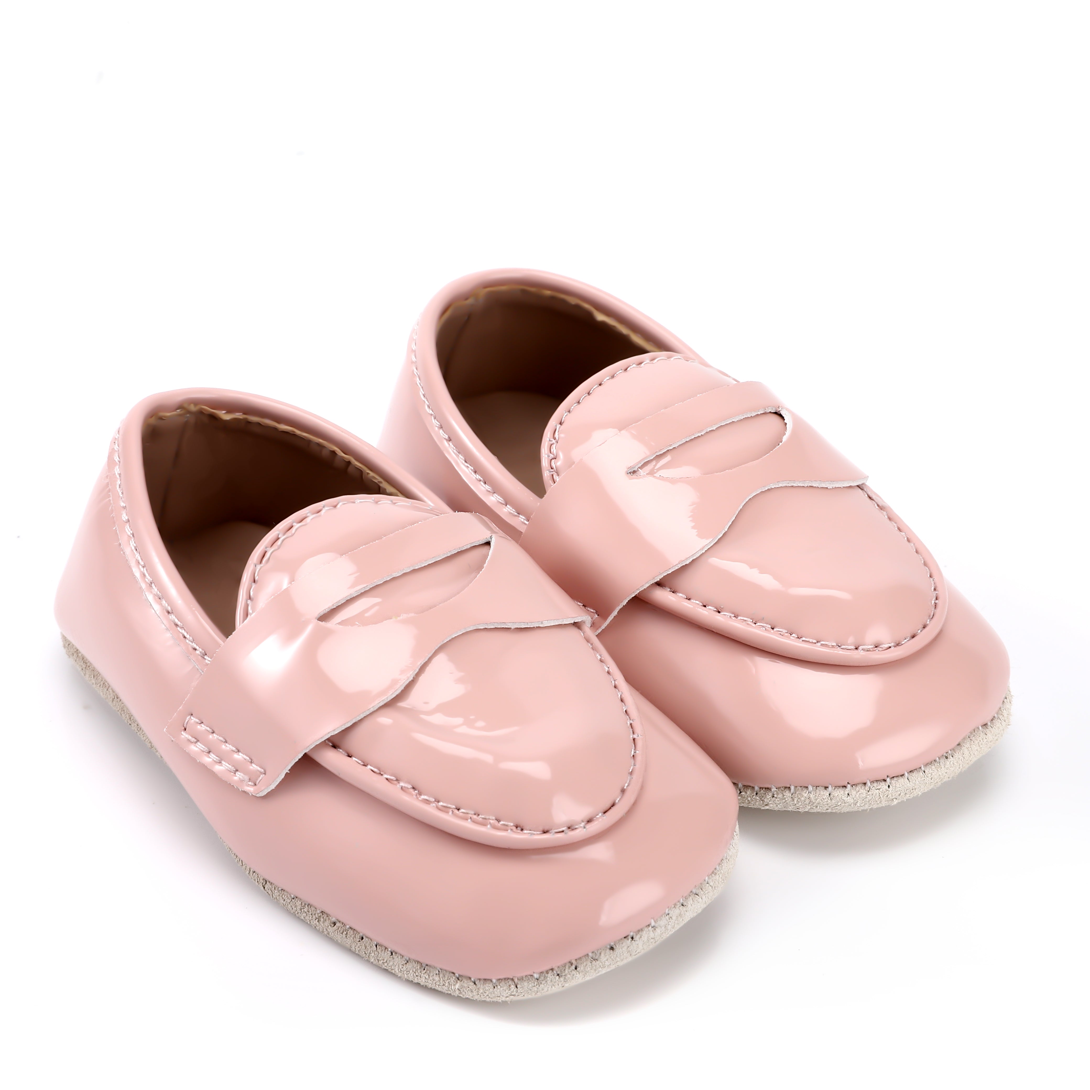 Zeebra Kids Wingtip Loafers - Bone