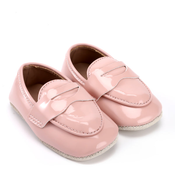 Ballerina Pink Patent Penny Loafer Soft Shoes