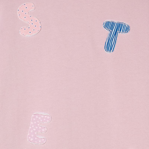 Pink Stella Patches Fleece Dress