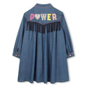 Denim Power Fringe Dress