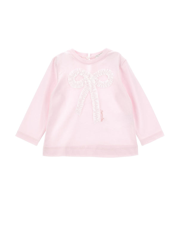 Pink Bow Long Sleeve Tee