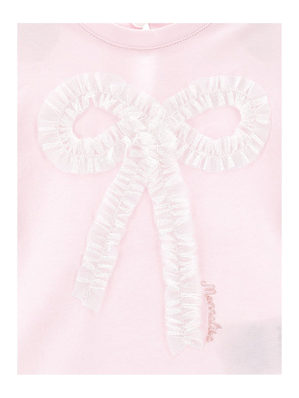 Pink Bow Long Sleeve Tee
