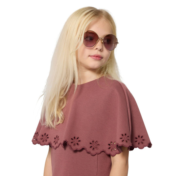 Woodrose Milano Cape Dress