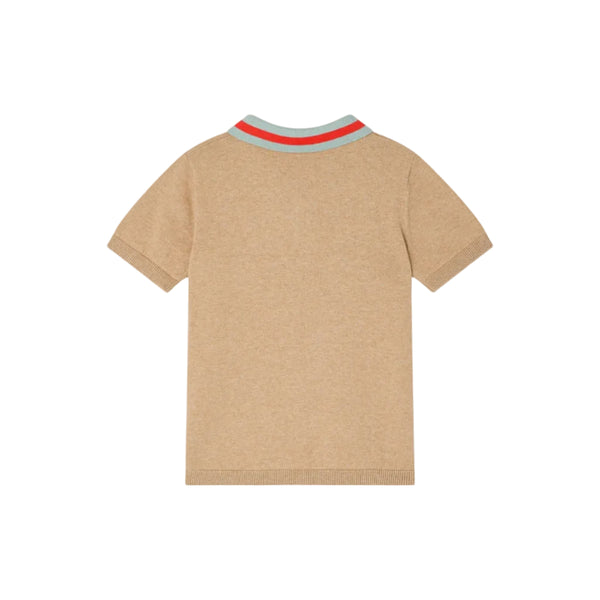 Beige Knit Loyal Polo
