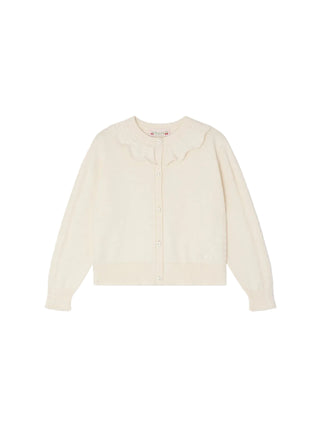 Cream Knit Lueur Cardigan