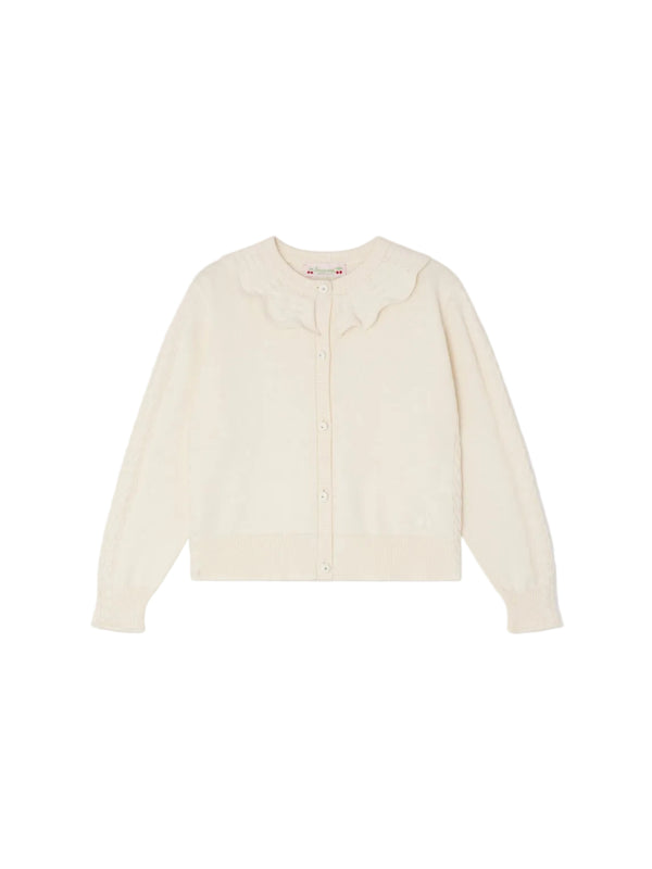 Cream Knit Lueur Cardigan