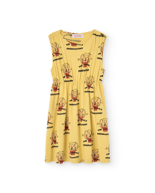 Yellow Logo Jersey Marten Dress