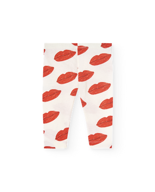 White Penguin Baby Lips Leggings