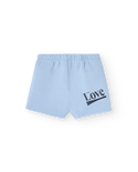 Soft Blue Turtledove Baby Shorts