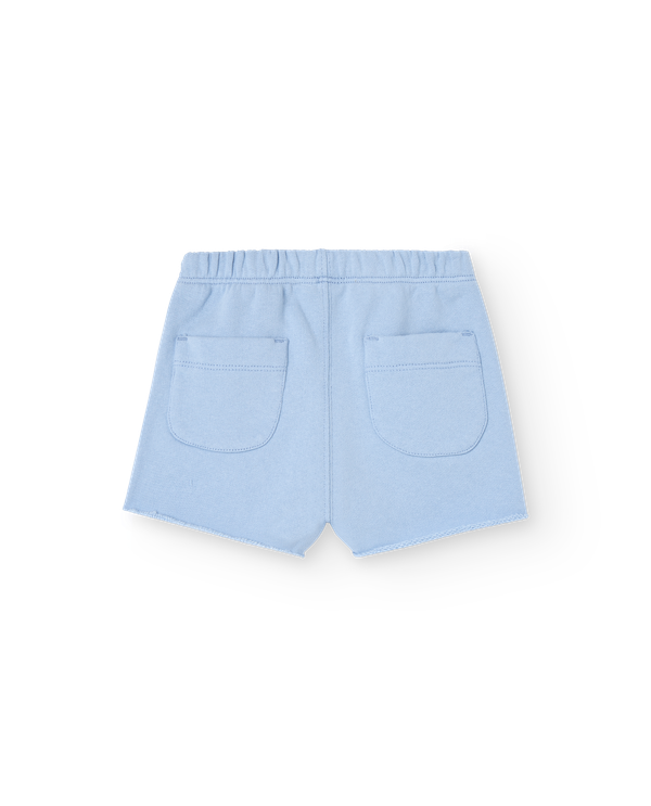 Soft Blue Turtledove Baby Shorts