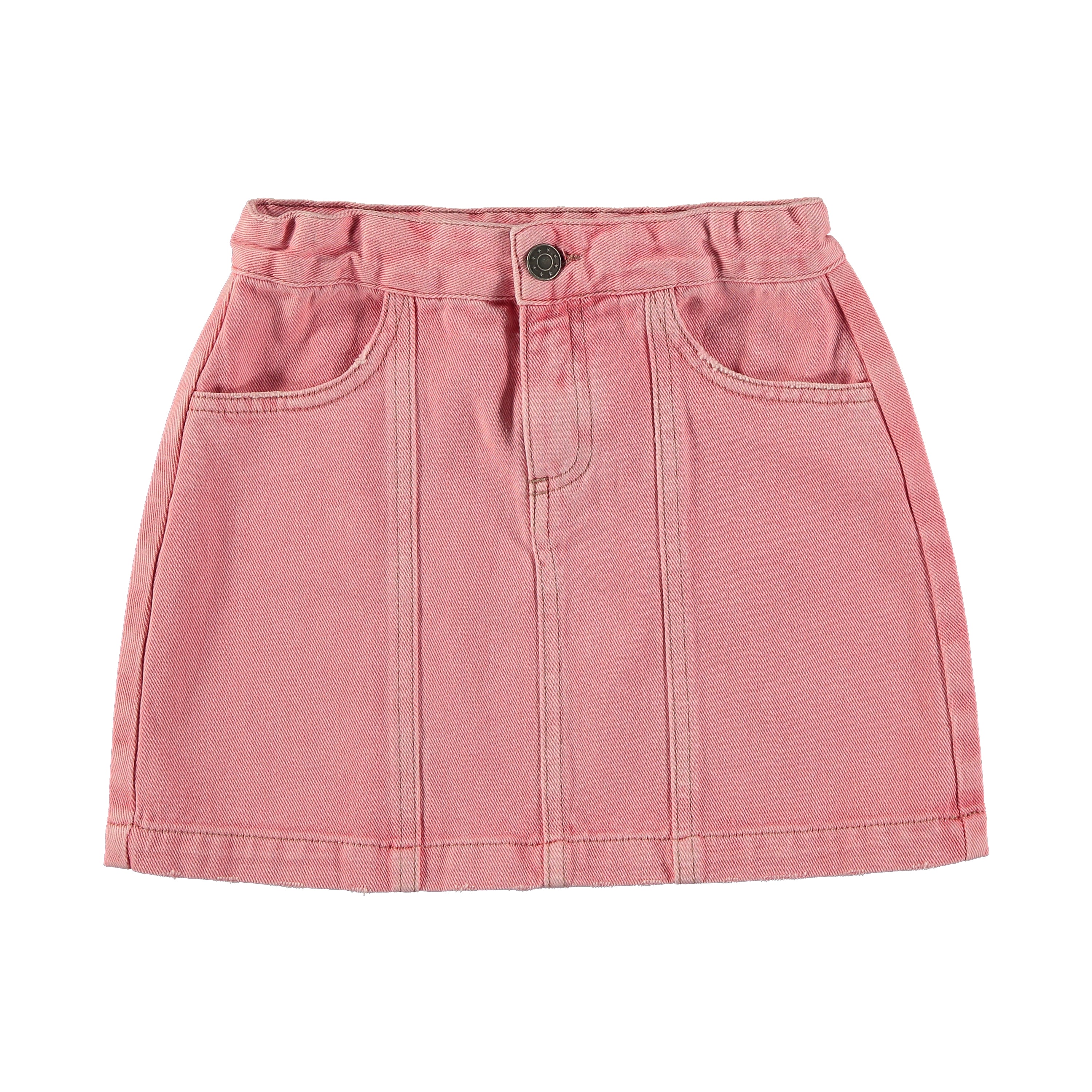 Dusky pink hotsell denim skirt