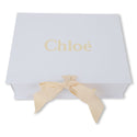 White and Mauve 2pc Footie Set