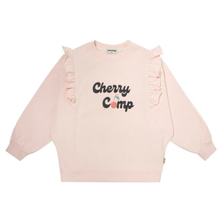 Pale Pink Cherry Camp Sweatshirt