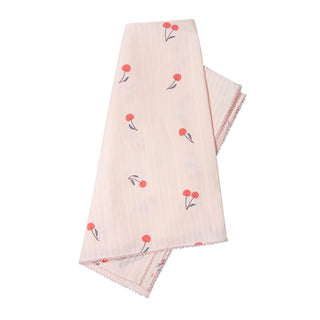 Pale Pink Cherries Print Bandana