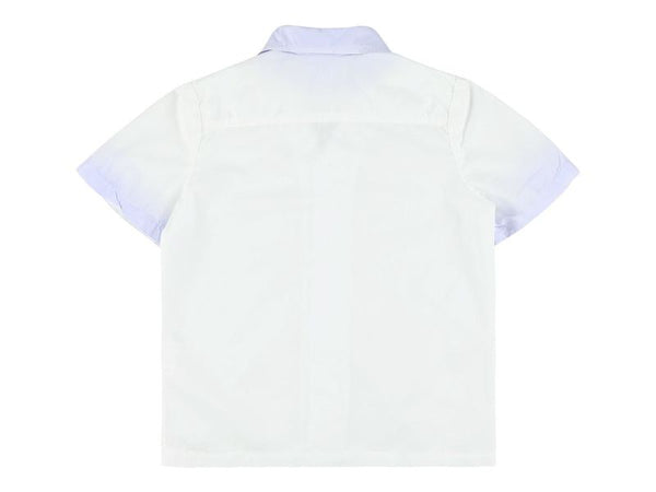 White Sault Short Sleeve Button Down Shirt