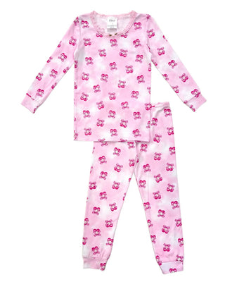 Pink Sweet Cherries Pajama Set