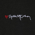 Black Stella Signature Embroidery Crewneck