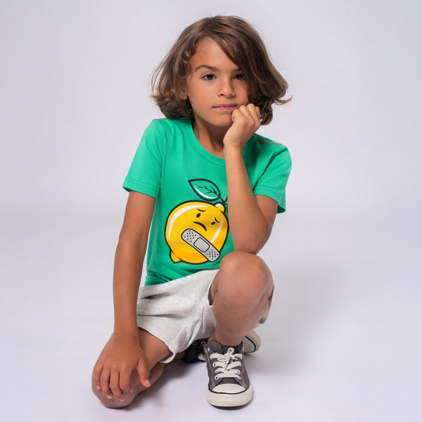 Kelly Green Lemon Graphic Tee