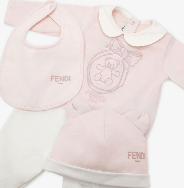 Baby Pink Footie Gift Set