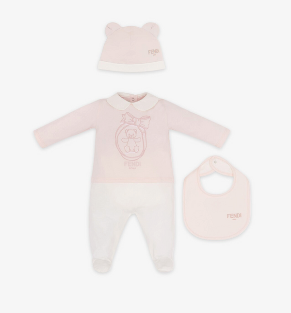 Baby Pink Footie Gift Set