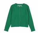 Kelly Green Cabled Cardigan