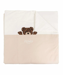 Beige Baby Bear Pocket Blanket