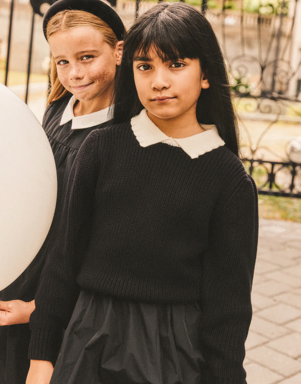 Black Collared Sweater