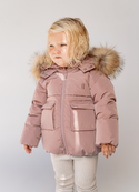 Skyline Muted Purple Toddler Coat