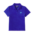 Blue Terry Small Turtle Polo