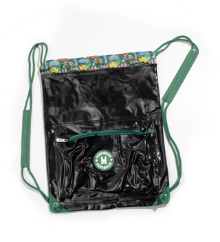 Black Joey Drawstring Backpack
