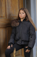 Black Teen Overlay Jacket