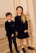 Black Velour Classic Blazer