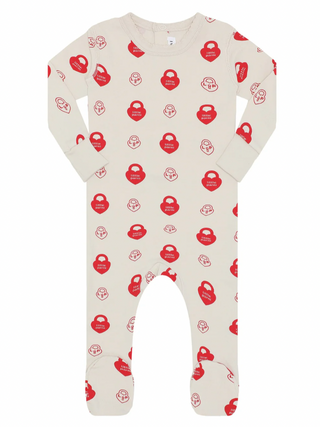 Red LP Signature Footie