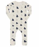 Navy LP Signature Footie