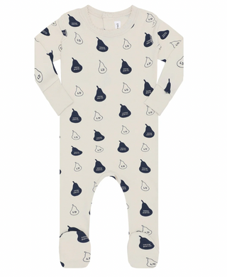 Navy LP Signature Footie